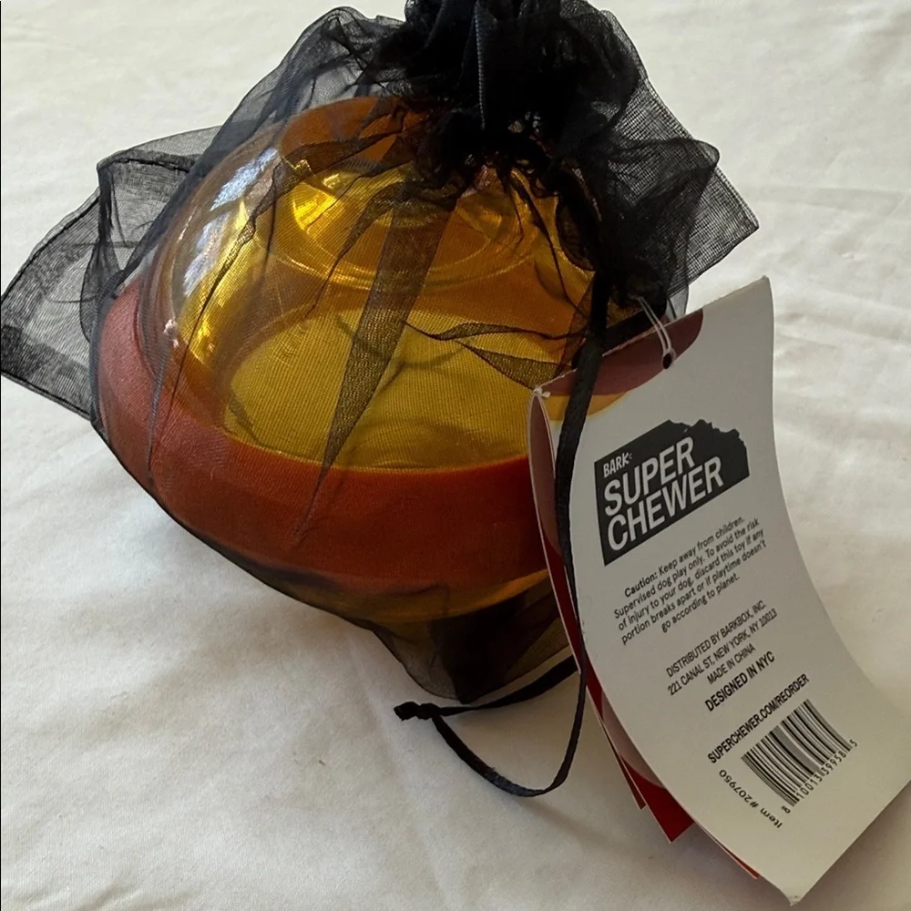 Bark Nebula Gold and Orange Dog Toy